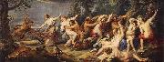 RUBENS, Pieter Pauwel Diana and her Nymphs Surprised by the Fauns Sweden oil painting artist
